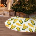 thumbnail image 5 of Rateoe Corn On The Cob Pattern Christmas Tree Skirt with Ties , Christmas Tree Decorations, Farmhouse Christmas Decor Xmas Holiday Decorations-36", 5 of 6