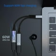 thumbnail image 4 of AOOOWER Two Function USB C Adapter PD18W Charging Port Data Transfer Braided Line, 4 of 11
