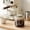 White_Base#635, variant on Airtight Push-Button Coffee Storage Jar, High-Borosilicate Glass Vacuum Canister for Tea and Dried Fruit, One-Hand Seal