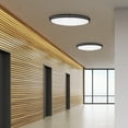 thumbnail image 6 of Maxxima 32” 3 CCT Oval Black LED Ceiling Mount Light Fixture, 3000K-5000K, Dimmable, 6 of 10