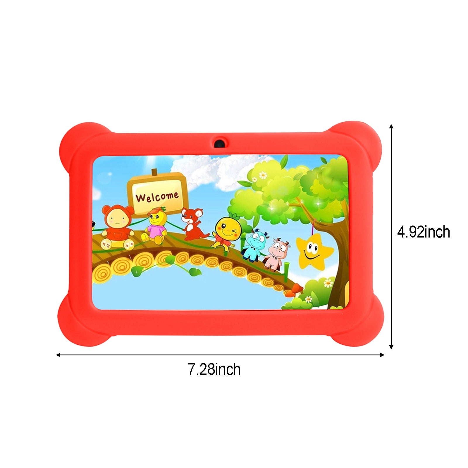 PPgejGEK 7-inch Children's Tablet Computer android Tablets Children's Early Education Learning Machine Parent-child Gift Machine Christmas Gift Built-in Cameras up to 45% off