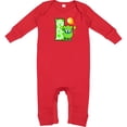 thumbnail image 2 of Inktastic 1st Birthday Monster Baby Romper Coveralls, 2 of 4