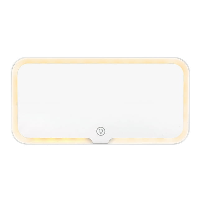 Car Vanity Mirror With LED Light Co-Pilot Sun Visor Makeup Light Mirror Car Makeup Mirror Auto Supplies
