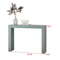 thumbnail image 5 of Kings Brand Furniture Turlock Wooden Console Table - Contemporary Thin Sofa Table, Side Table, Entryway Table, Display Table Perfect for Hallway, Living Room, Foyer (Blue), 5 of 5