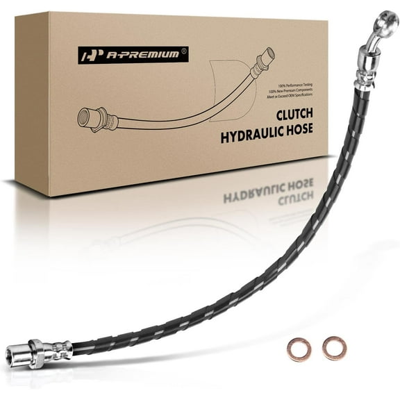 A-Premium Clutch Hydraulic Hose Line Compatible with Subaru Impreza 2006-2007, Baja 2006 H4 2.5L Turbocharged, Replace# 37251FE040