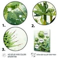 thumbnail image 3 of Designart "Green Thistle Majestic Thistle Painting I" Floral & Botanical Wall Decor, 3 of 5