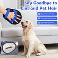 thumbnail image 5 of Pet Hair Removal Glove, Reusable Static Fur Remover for Dogs & Cats, Easy Pet Hair Cleaner for Sofa, Carpet, Furniture, Clothing & Bedding (Blue), 5 of 9