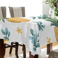 thumbnail image 4 of Yayeee Tablecloths for Rectangular Tables 60 x 60 inch Party Table Cover, Pineapple, 4 of 6