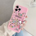 thumbnail image 1 of Cartoon Phone Case for For Apple iphone 15 Pro Max 15 Plus Girls Anti-drop Cinnamoroll Kuromi Hello Kitty Silicone Siling Cover ZR, 1 of 7