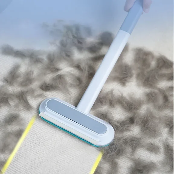 3 in 1 multifunctional Can be assembled Brush Long Handle Window Brush Pet Fur Cleaning Tool Manual Cat Dog Hair Remover Brush