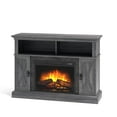 Kellum Media Fireplace Console for TVs up to 55”, 48" Stand, Gray