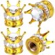 thumbnail image 1 of 4 Piezas Tapas de Válvula de Neumático Corona Bling Crystal Rhinestone Hecho a Mano Universal Cromado Corona Vehículo Cubiertas de Tapas de Válvula de Neumático de Coche, Accesorios, 1 of 5