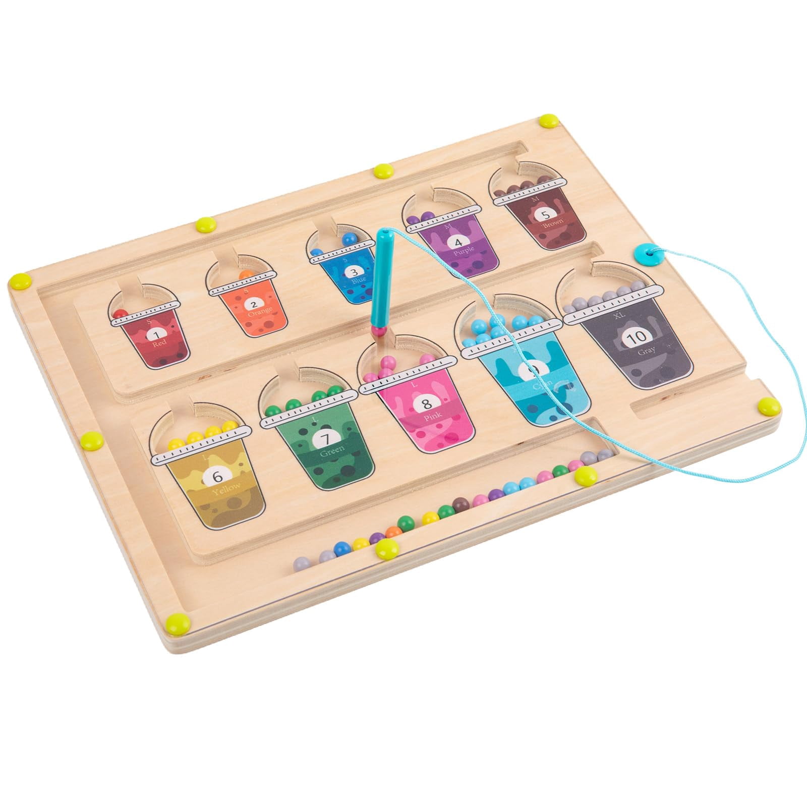 The Fidget Game Word Pop CVC Words Mats for Classrooms (Pack of 6