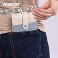 thumbnail image 5 of Wrangler Small Women's Wallet Slim Bifold Wallet RFID Credit Card Holder Minimalist Zipper Coin Pocket, Jean, 5 of 7