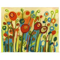 Great BIG Canvas | "Growing Poppies" Art Print - 30x24