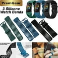 thumbnail image 5 of Reloj Fitbit Charge 6 Fitness Tracker Con Aplicaciones De Google (Negro) Paquete Con Cómodas Correas De Silicona Premgear 3 Cable De Carga De 3 Pies Adaptador Protectores De Pantalla Y Tela, 5 of 5