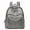 Gray, variant on Laptop backpack, travel travel, large capacity trendy shoulder bag, studded punk backpack, Mother's Day gift.