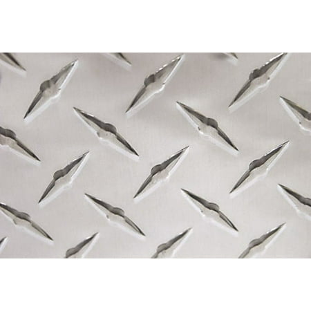 

Value Collection 0.045 Thick x 12 Wide x 24 Long Aluminum Tread Plate Diamond Tread Pattern Alloy 3003