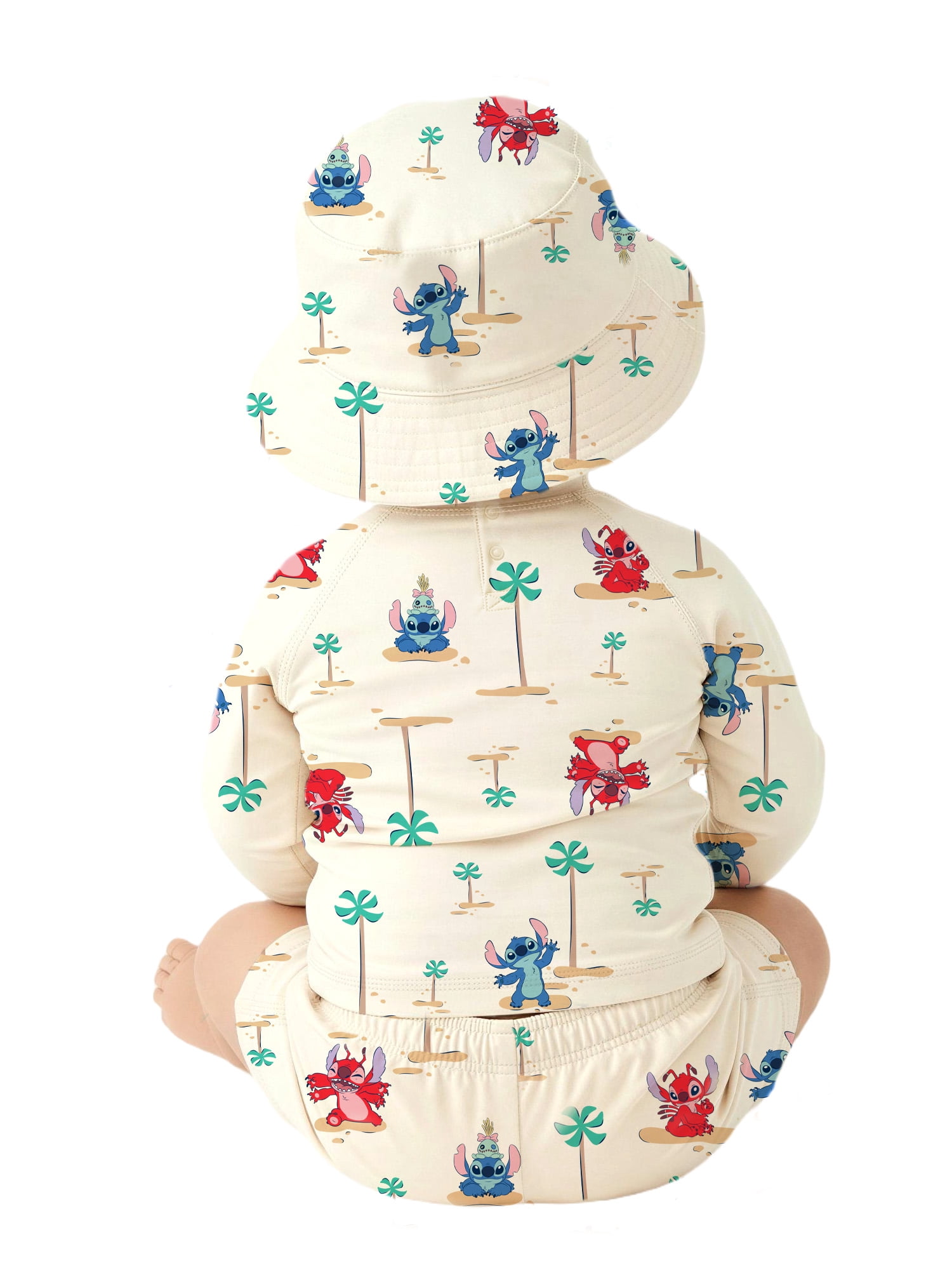 Character Baby Boy Rash Guard Swim Set with Hat, Sizes 0/3M- 12M