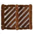 thumbnail image 2 of Brown Rectangular Boot Scrapper Coir Doormat 14" x 12", 2 of 2