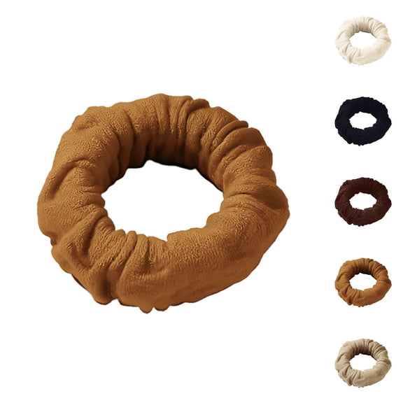 Extra Thick High Ponytail Hair Ties For Super Stretchy Durable Bun Scrunchies No Hair Bands For Thick Hair