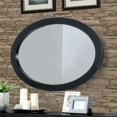 thumbnail image 1 of Lennart II Black Oval Wall Mounted Mirror, 1 of 1