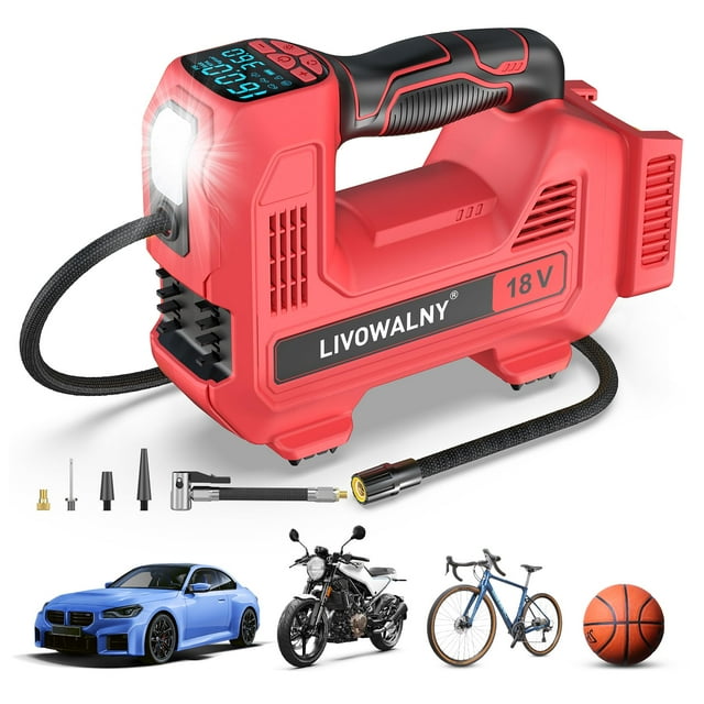 Compresor de aire inflador de neumáticos LIVOWALNY 160PSI 18V Milwaukee