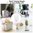 thumbnail image 4 of Outlet Timer, Heat Resistant Enhance Safety Reasonable Structure Mechanical Outlet Timer US Standard 125V  for Home Appliance, 4 of 7