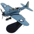 thumbnail image 1 of 1:72 Scale US SBD-3 Dive Bomber Alloy Aircraft Model High Simulation Display Gift Home Decoration, 1 of 3