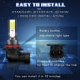 thumbnail image 2 of Compatible for Toyota Corolla 2005 2006 2007 2008 LED Headlight High Low Fog Light Bulb Kit, 2 of 11