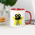 thumbnail image 4 of CafePress - Movie Camera Mug - 11 oz Ceramic Mug - Novelty Coffee Tea Cup, 4 of 6