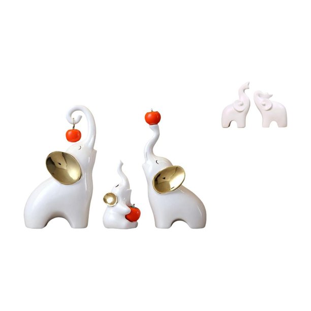 Esculturas de elefantes,Estatuas de elefantes,decoración del hogar,artesanías de cerámica,Escultura de elefante,Esculturas de elefantes de resina para decoración del hogar,Estatuas de