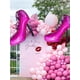 thumbnail image 3 of 1/2 piezas: globos de tacón alto para damas, globos de película de arcoíris con forma de tacones altos rojos y rosas para decoraciones de despedida de soltero, 3 of 4