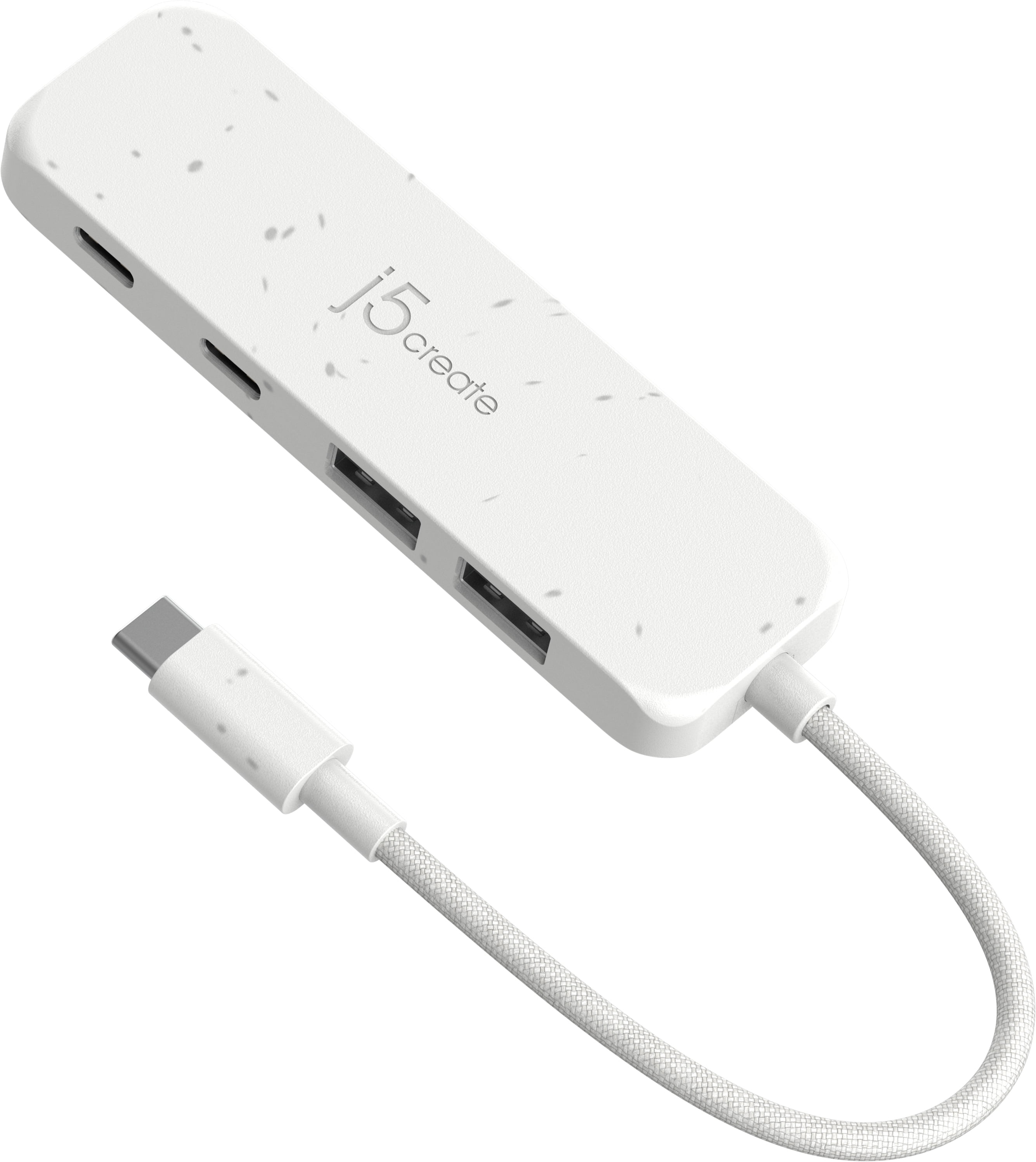 j5create, Eco-Friendly USB-C to 4-Port Type-C & Type-A Gen 2 Hub, JCH342EW