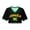 Green #2, variant on KDDYLITQ Soccer Cup Shirts 2026 Women V Neck Print Crop Tops Casual Soccer Fan Short Sleeve Crop Jersey Summer Going Out Tops White L