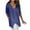 Navy, variant on QLEICOM Women Plus Size Lapel Half Sleeves V-Neck Cotton Linen Tops Summer Casual Loose Solid T-Shirt White M, US Size:6