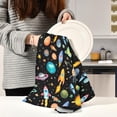 thumbnail image 6 of Dreamtimes Planet Flyer Kitchen Towels 18x28inch Ultra Soft Absorbent Quick Drying Kitchen Dish Towels Washable Cleaning Cloths Hand Towels Tea and Bar Towels, 4 Pack, 6 of 7