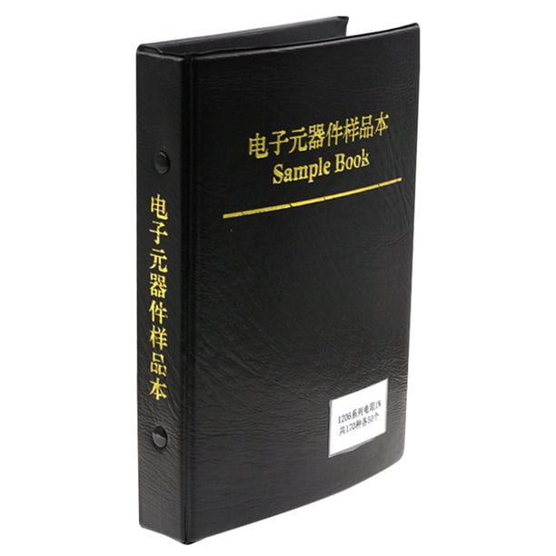 Accesorios electrónicos Libro de muestra de resistencia SMD, 170 valores, 4250/8500 Uds., 1%, 0201, 0402, 0603, 0805, 1206