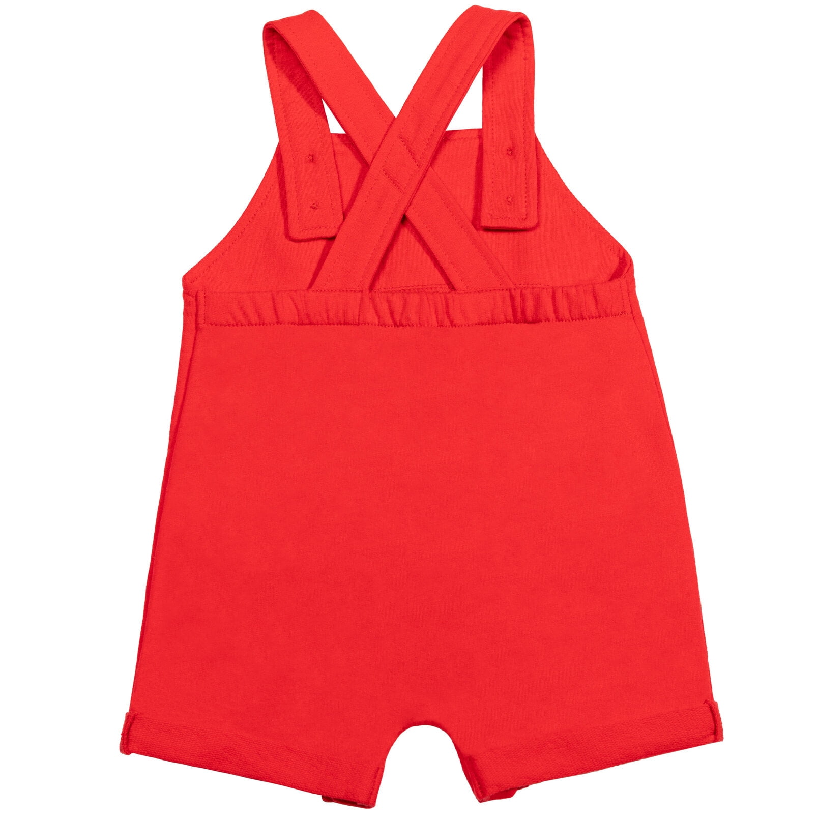 Disney Mickey Mouse Baby Boys' Tee and Shortall Set with Bucket Hat Mickey Mouse Red