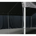 thumbnail image 3 of King Canopy Replacement Drawstring Cover 10ft x 20ft, Fits 10ft 8in x 20ft A-Frame, Gray, 3 of 6