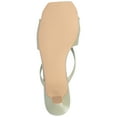 thumbnail image 6 of Journee Womens Starling Kitten Heel Two Tone Open Toe Dress Sandals, Widths Available, 6 of 9