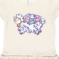 thumbnail image 3 of Inktastic Fluffy Sheep Family Gift Toddler Girl Dress, 3 of 4