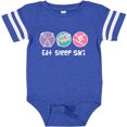 thumbnail image 3 of Inktastic Skiing Eat Sleep Ski Sports Girls Baby Bodysuit, 3 of 5