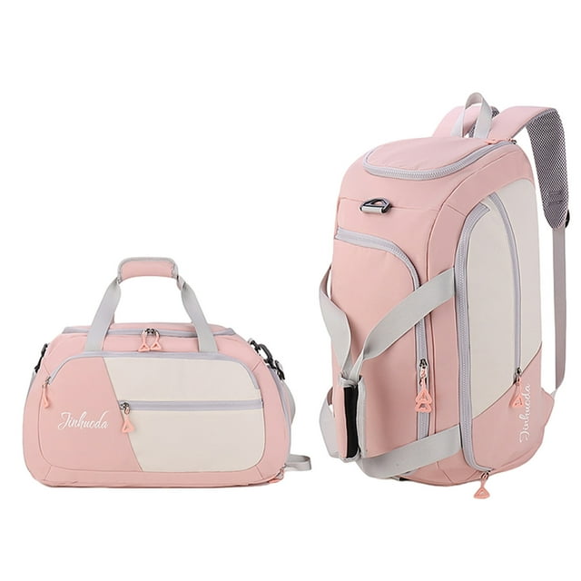 YIMWNYI Multi Functional Shoulder and Portable Fitness Travel Bag, Sports Fitness Bag, Yoga Training Bag, Travel Gym Bag, Waterproof Compartment, Versatile Carry Options, Fitness Tote