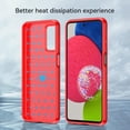 thumbnail image 5 of for Samsung Galaxy A23 5G case,Galaxy A23 case with HD Screen Protector,Fashion Shock-Absorption Flexible TPU Bumper Soft Rubber Protective Case Cove for Samsung Galaxy A23 (Red Brushed TPU), 5 of 16