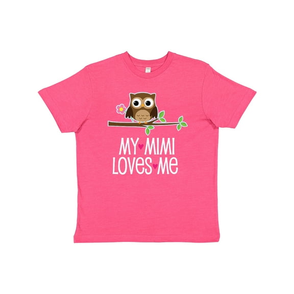Inktastic Mimi Loves Me Girls Owl Youth T-Shirt