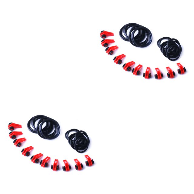 Toystoory 10 unids/set de anzuelos de pesca de plástico, soporte seguro para señuelos, accesorios para anzuelos, mantenimiento seguro para caña de Type5 NO5 Toystoory CBP085779