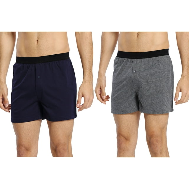 Cyz Mens 2 Pack 100 Cotton Knit Pajama Bottoms Sleeplounge Shorts 9263