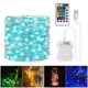 thumbnail image 1 of Cadena de luces de hadas que cambian de color - 33 pies 100 LED USB Plata Wi JM, 1 of 5