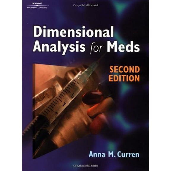 Pre-Owned Dimensional Analysis for Meds (Paperback) 076685938X 9780766859388